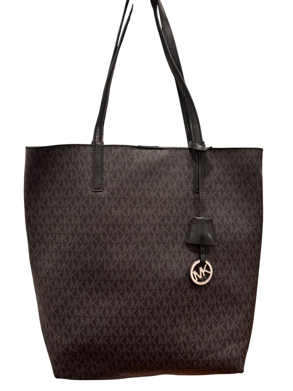 Michael Kors Jet Set Black Signature Reversible Tote